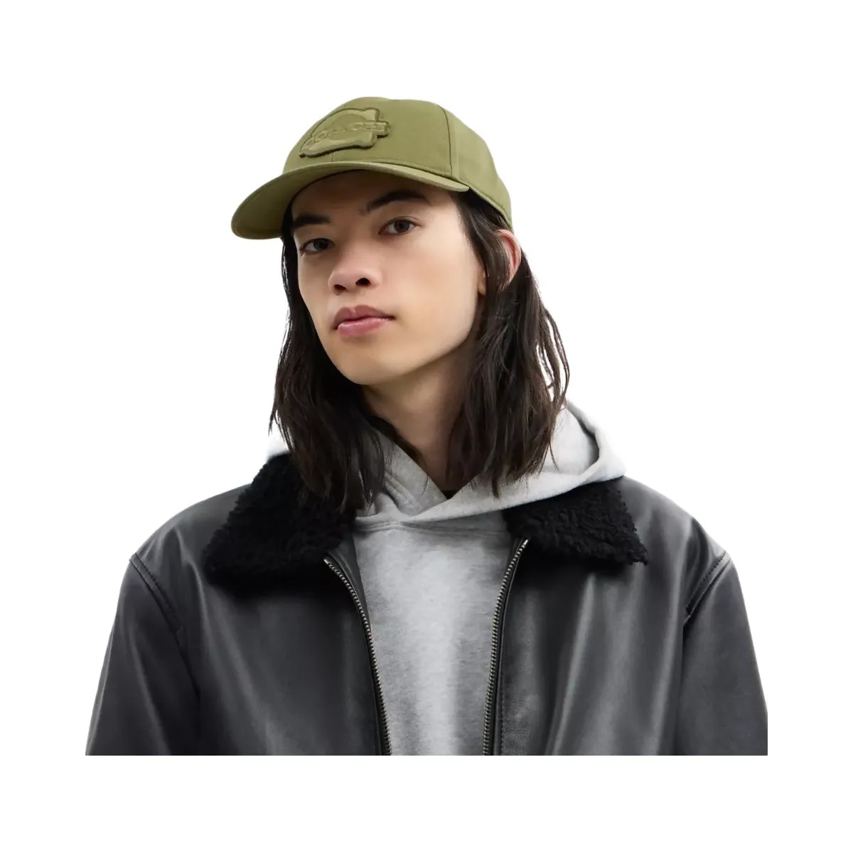 Coach Soho Flat Brim Baseball Hat in Olive - HypeFly India View 3