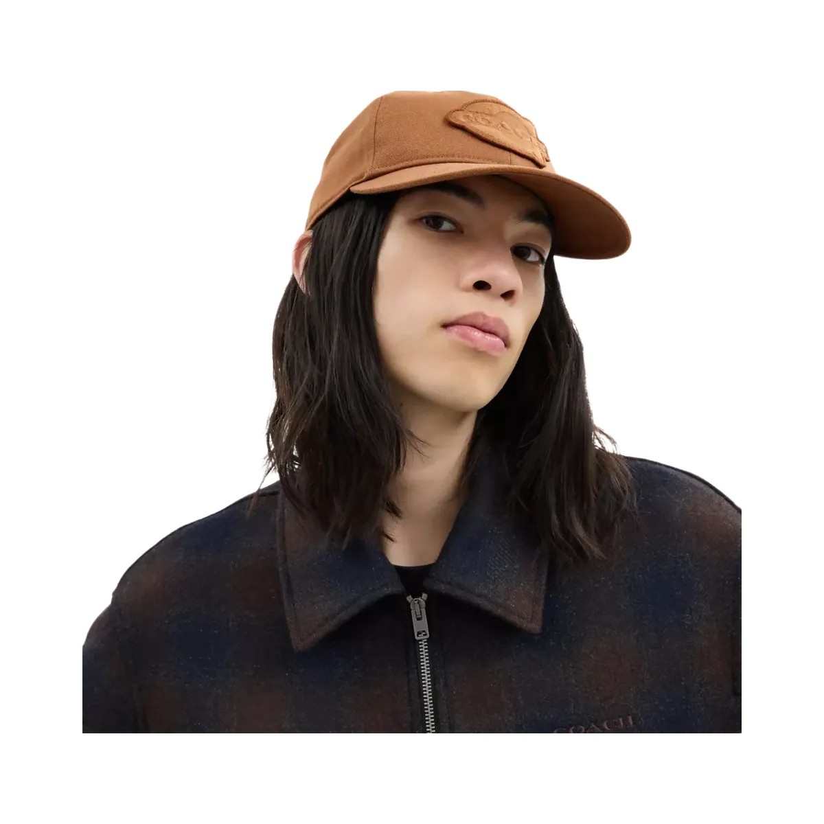 Coach Soho Flat Brim Baseball Hat in Sable - HypeFly India View 3