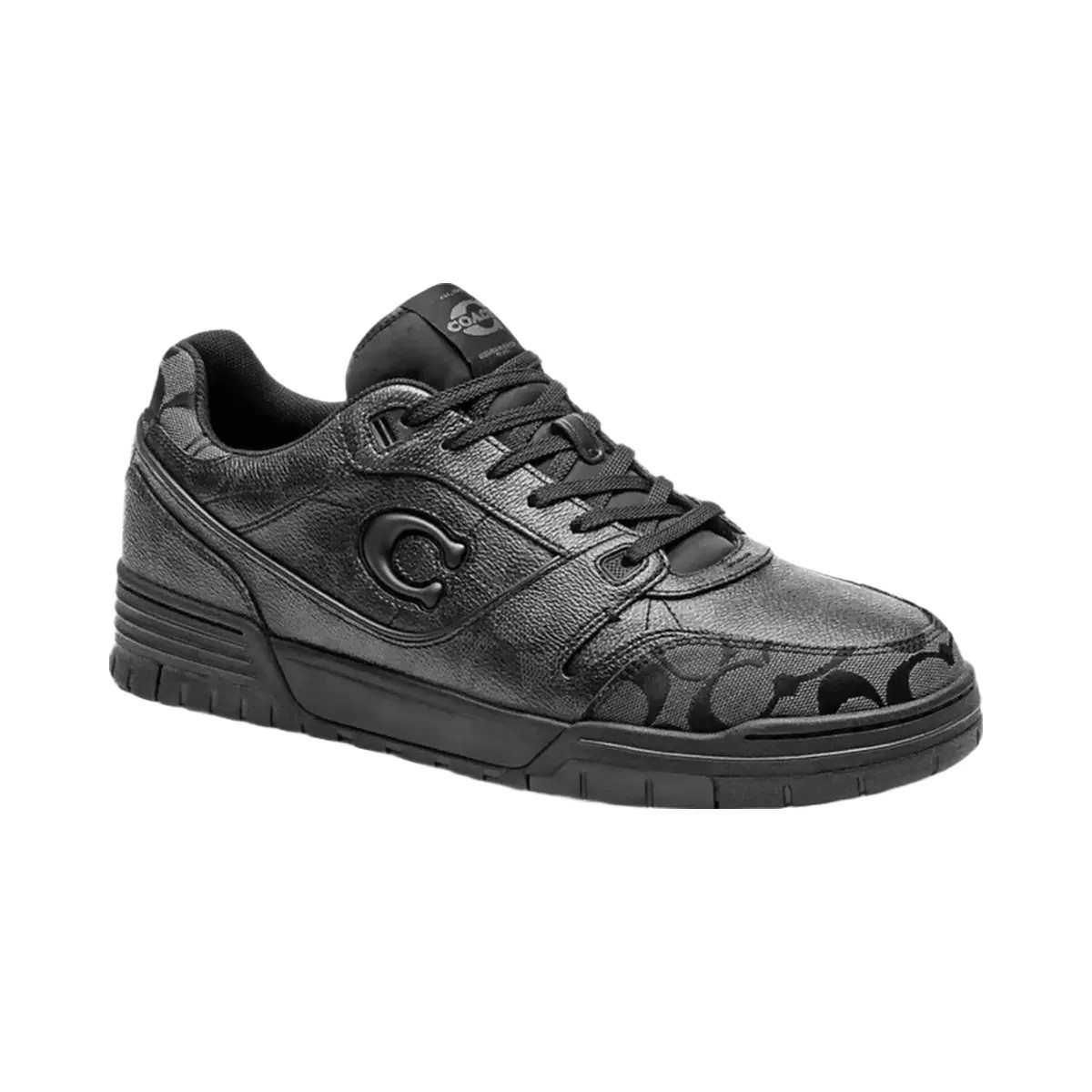 Coach Soho Sneaker In Signature in Black - HypeFly India View 1
