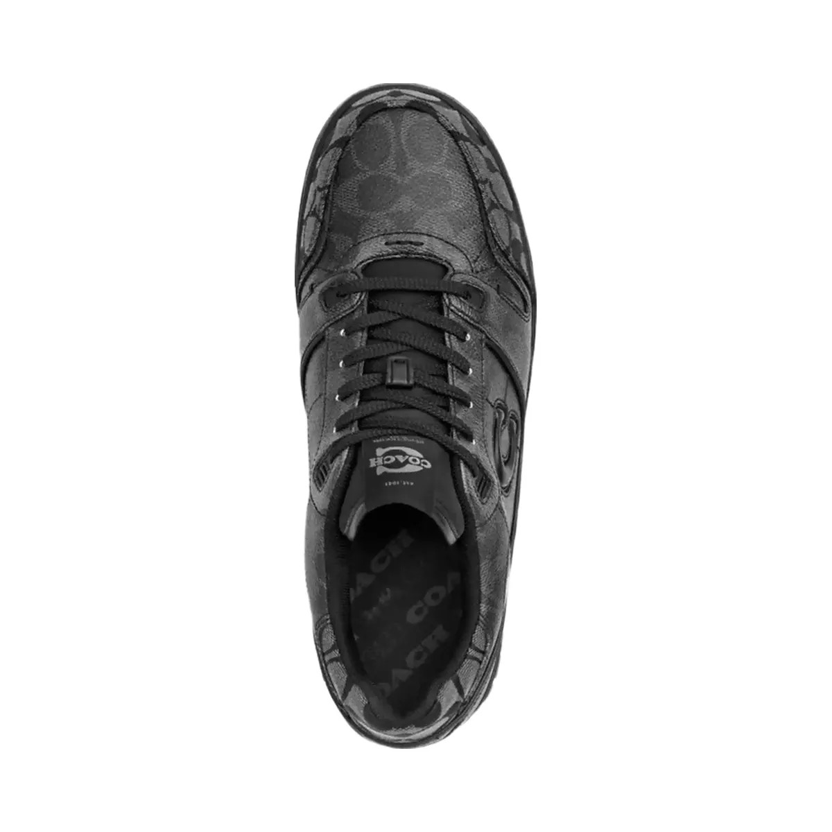 Coach Soho Sneaker In Signature in Black - HypeFly India View 3