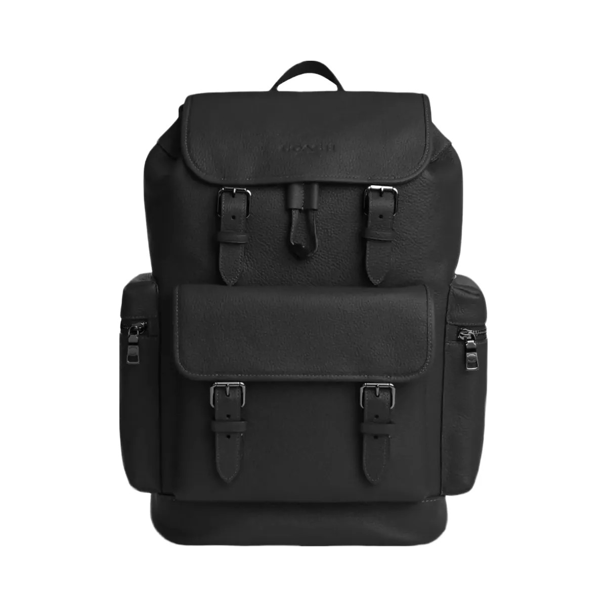 Coach Sprint Backpack in Matte Black Black - HypeFly India View 1