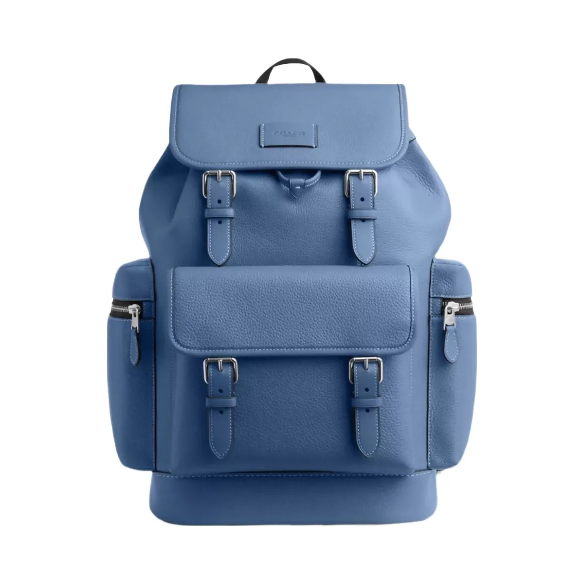 Coach Sprint Backpack in Silver Light Denim - HypeFly India View 1