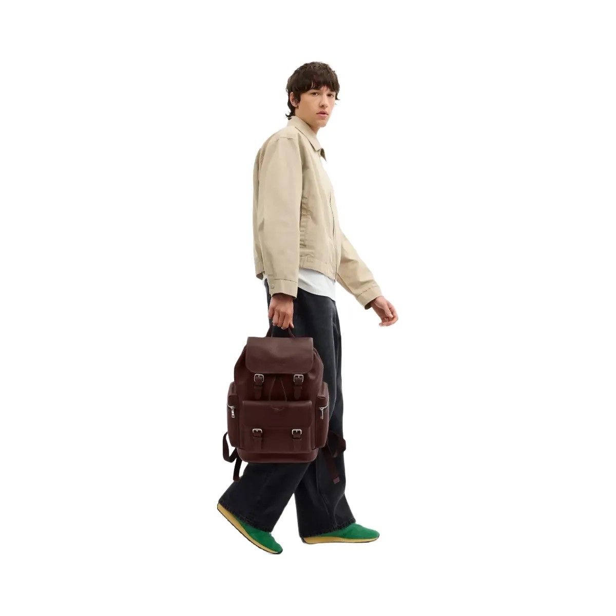Coach Sprint Backpack in Silver Maple - HypeFly India View 5