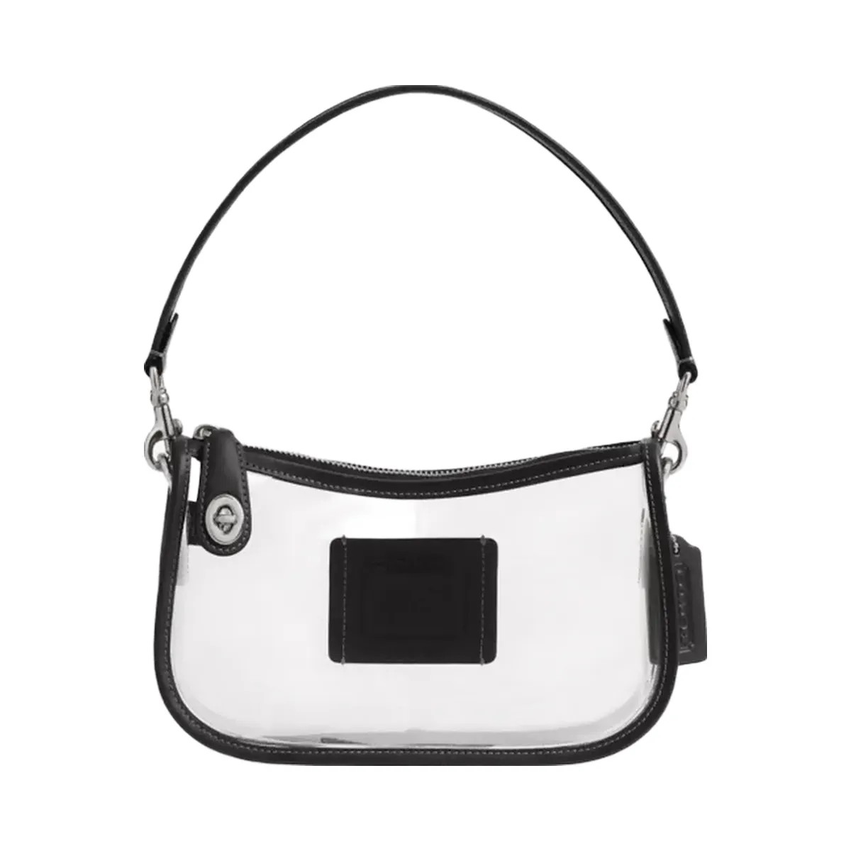 Coach Stadium Swinger Bag in Silver Black - HypeFly India View 1