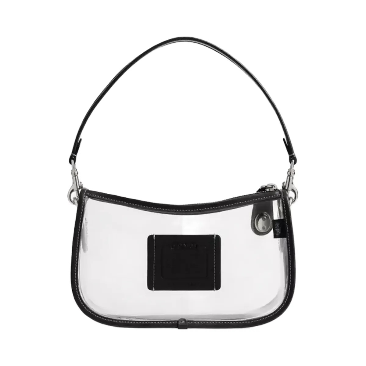 Coach Stadium Swinger Bag in Silver Black - HypeFly India View 3