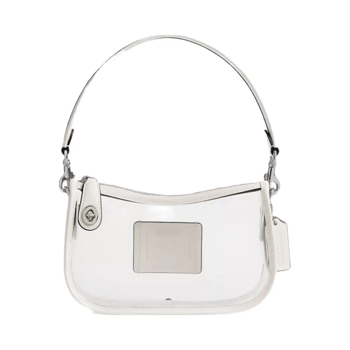 Coach Stadium Swinger Bag in Silver Chalk - HypeFly India View 1