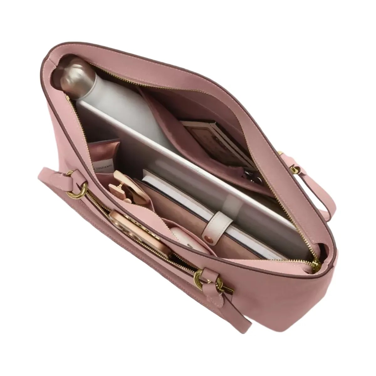Coach Station Tote Bag in Gold Carnation - HypeFly India View 4
