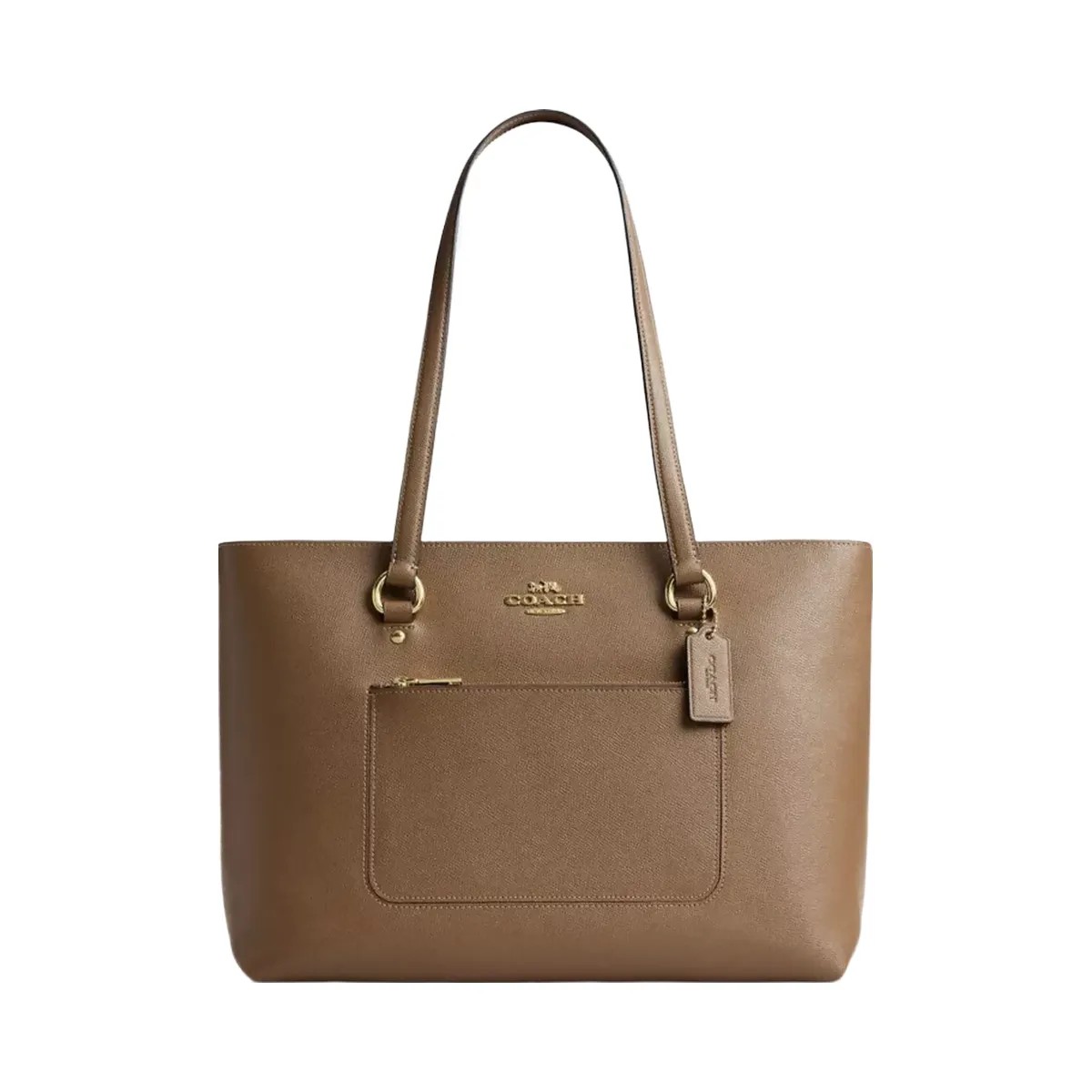 Coach Station Tote Bag in Gold Dark Stone - HypeFly India View 1