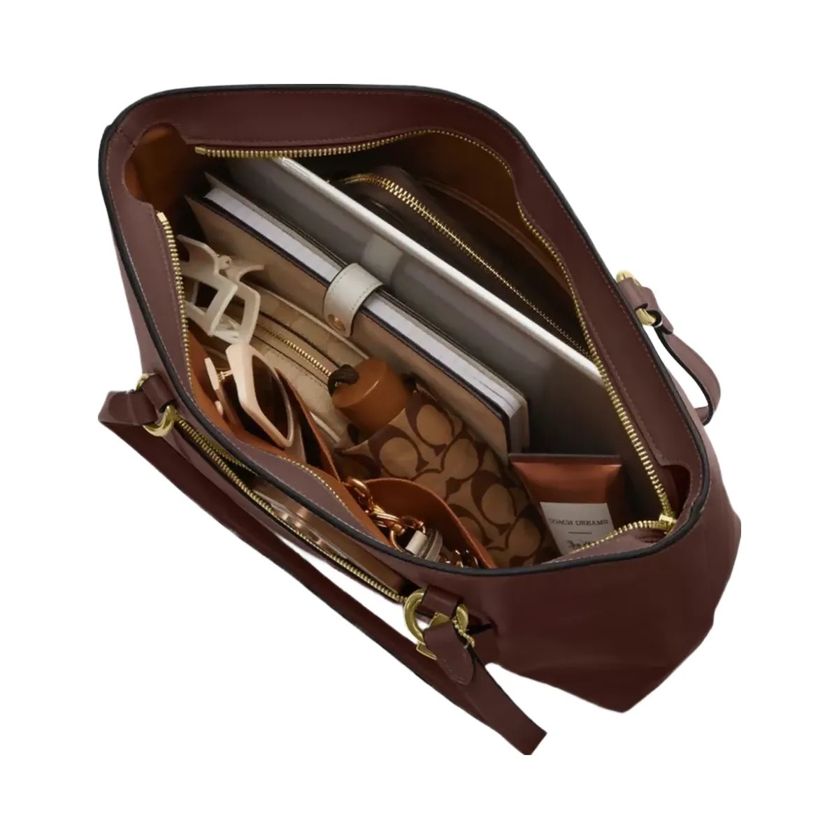 Coach Station Tote Bag in Gold Maple - HypeFly India View 3