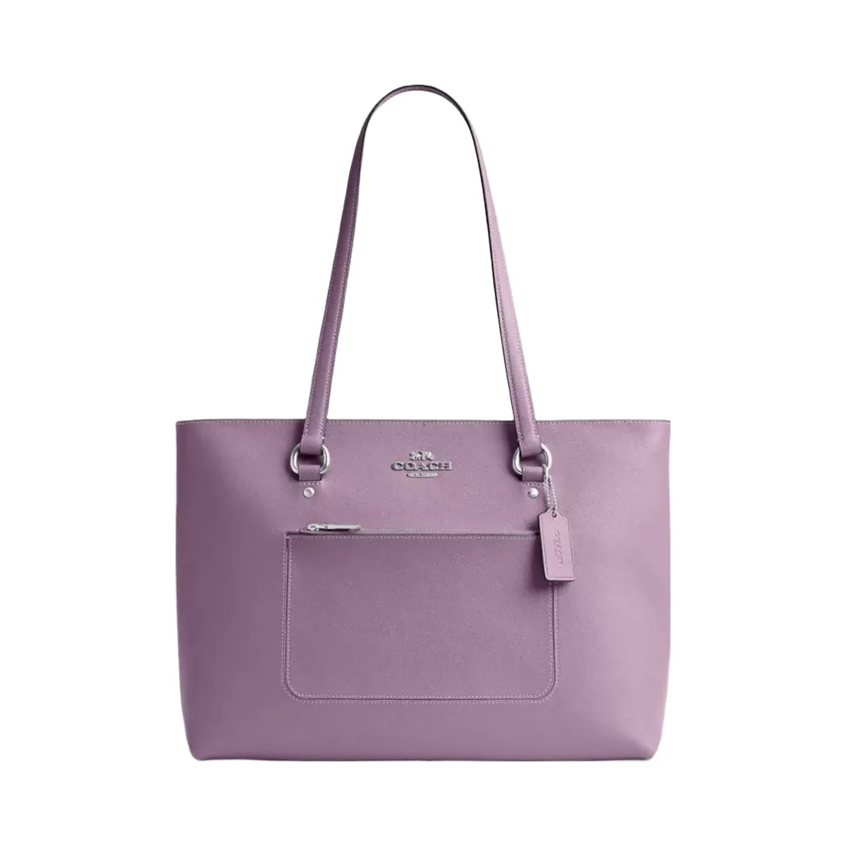 Coach Station Tote Bag in Silver Jasmine - HypeFly India View 1