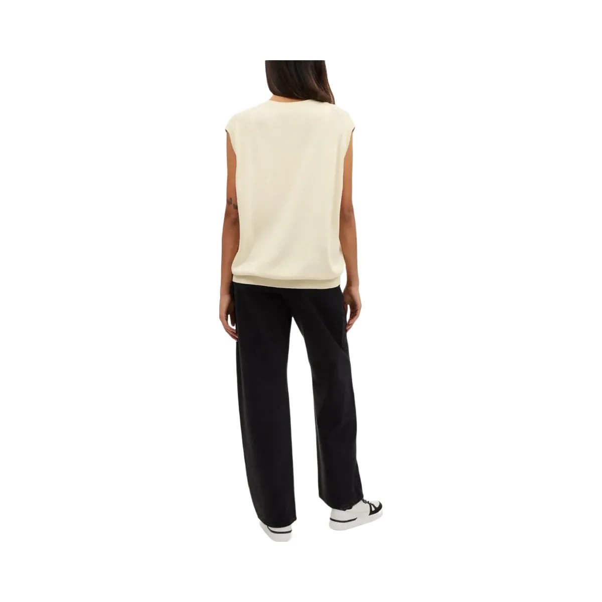 Coach Sweater Vest Cream - HypeFly India View 3