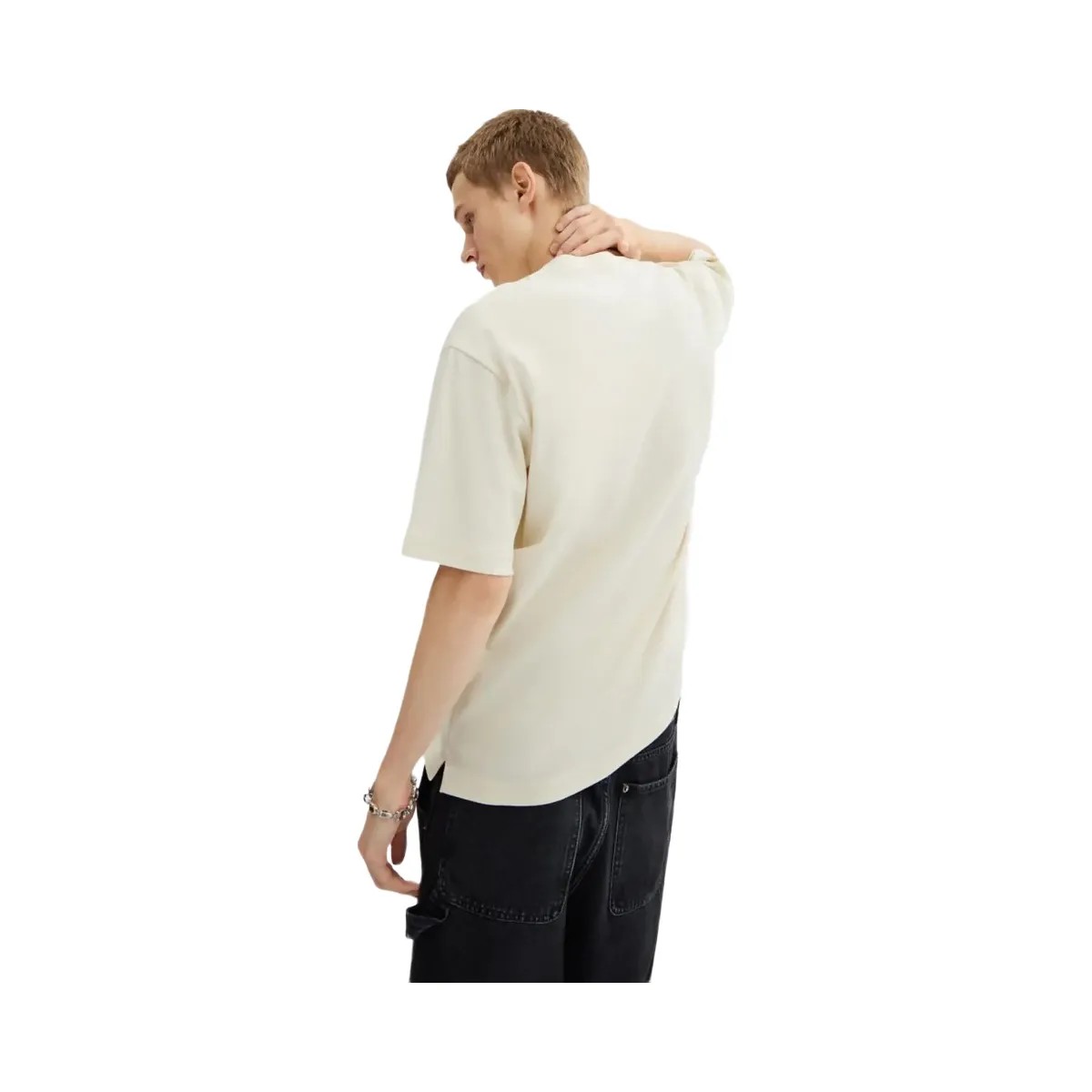 Coach T Shirt In Organic Cotton Cream - HypeFly India View 3