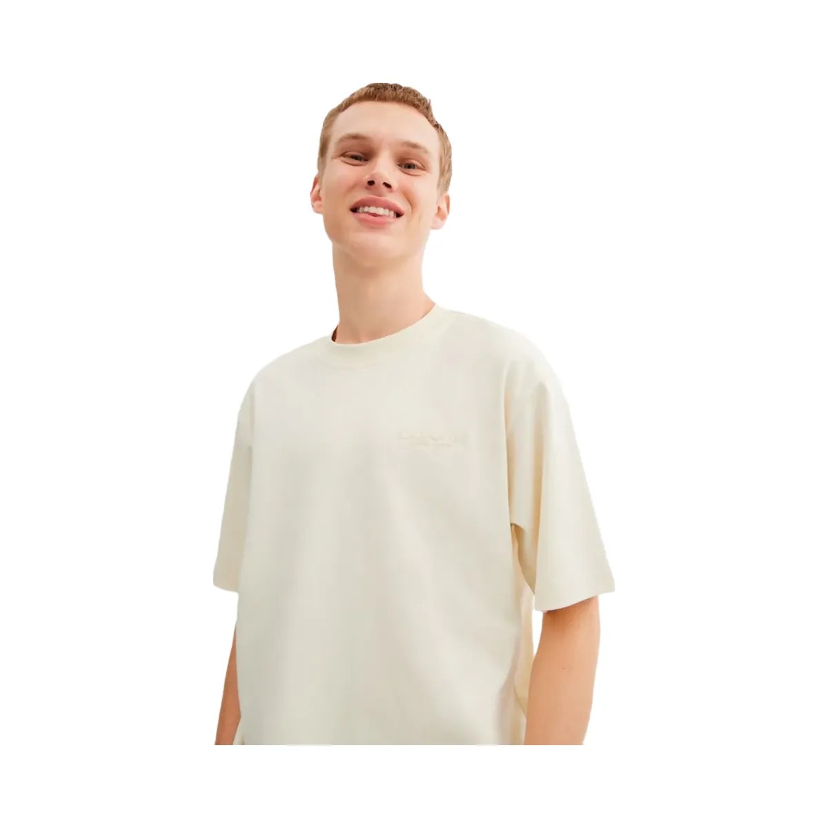 Coach T Shirt In Organic Cotton Cream - HypeFly India View 4