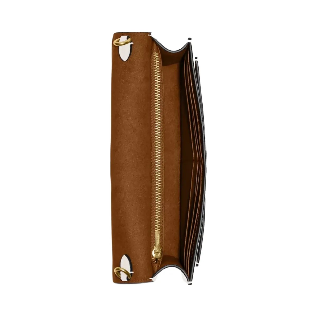 Coach Tabby Chain Clutch in Brass Chalk - HypeFly India View 5