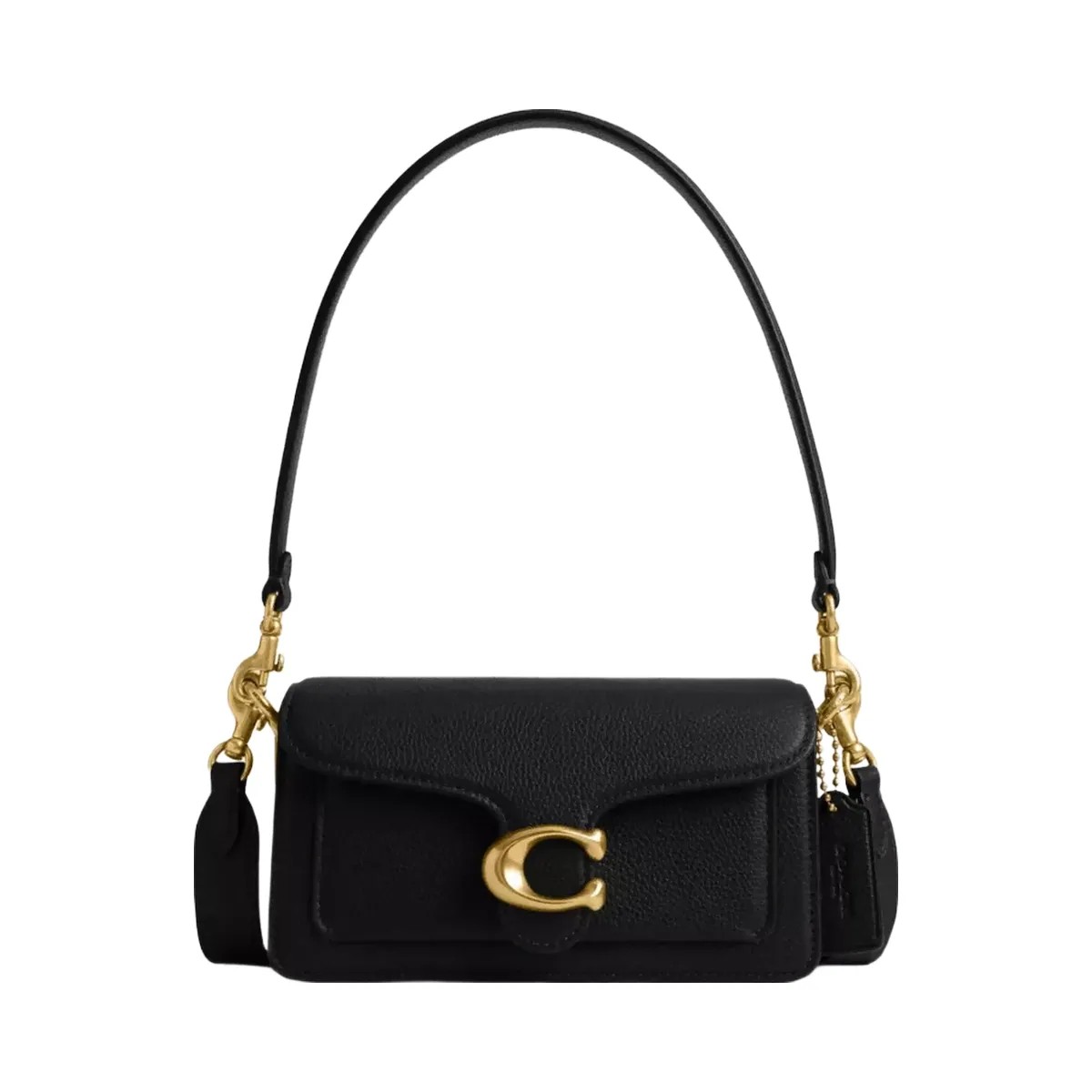 Coach Tabby Shoulder Bag 20 in Brass Black - HypeFly India View 1