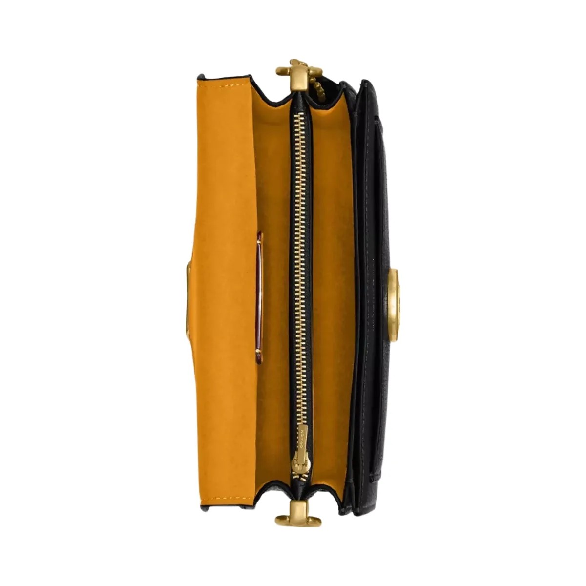 Coach Tabby Shoulder Bag 20 in Brass Black - HypeFly India View 5