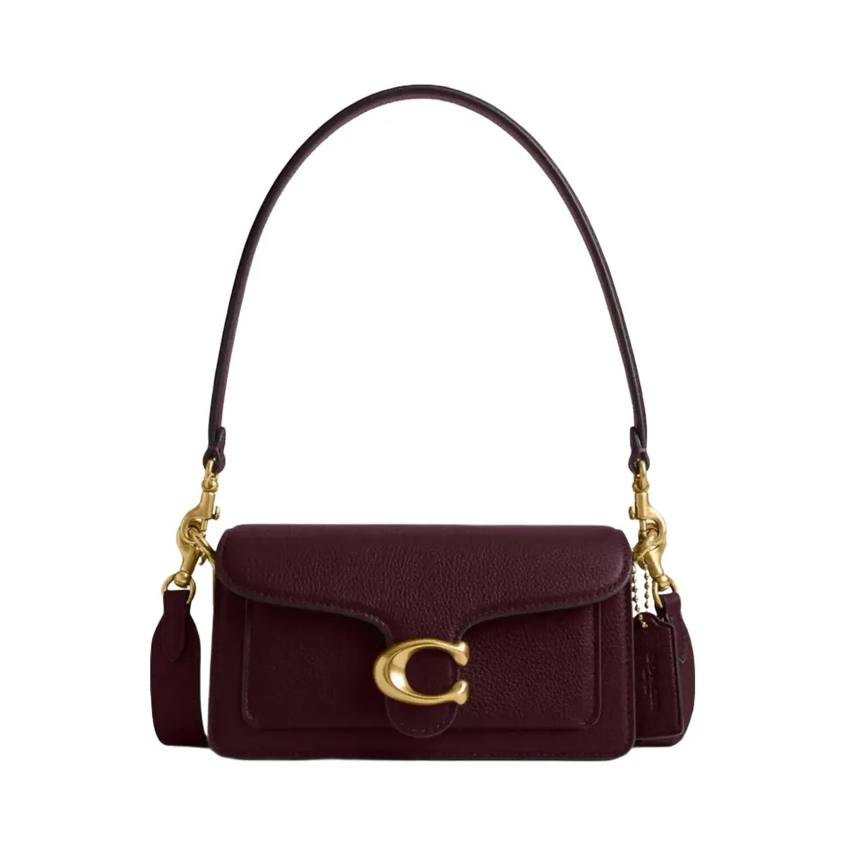 Coach Tabby Shoulder Bag 20 in Brass Merlot - HypeFly India View 1