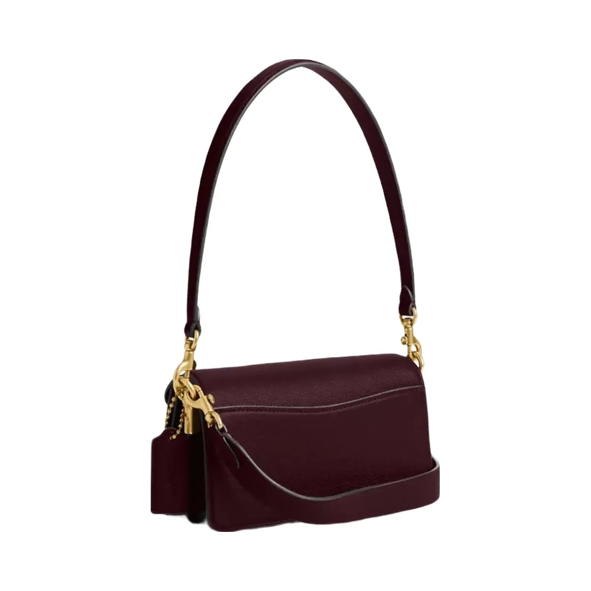 Coach Tabby Shoulder Bag 20 in Brass Merlot - HypeFly India View 2