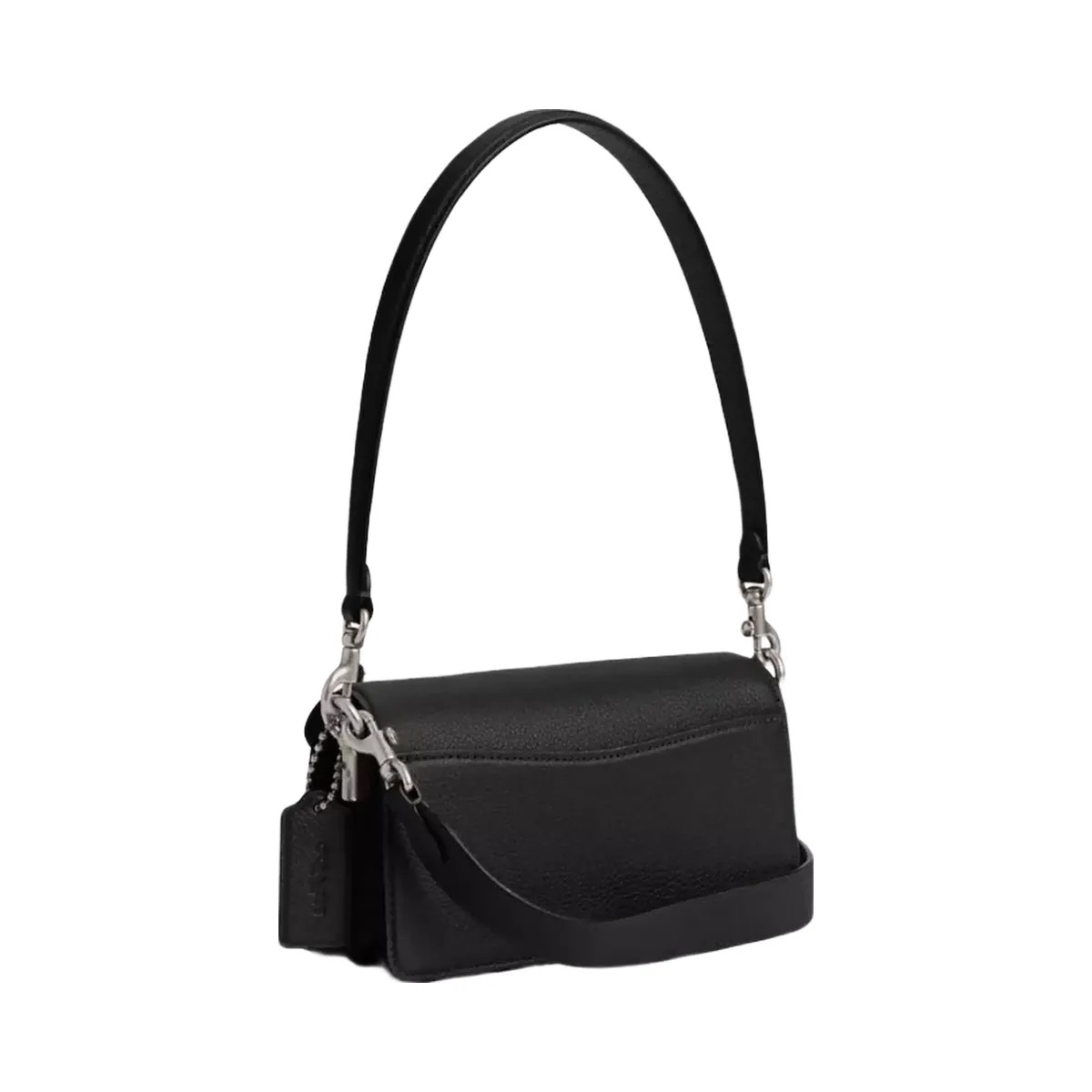 Coach Tabby Shoulder Bag 20 in Silver Black - HypeFly India View 2