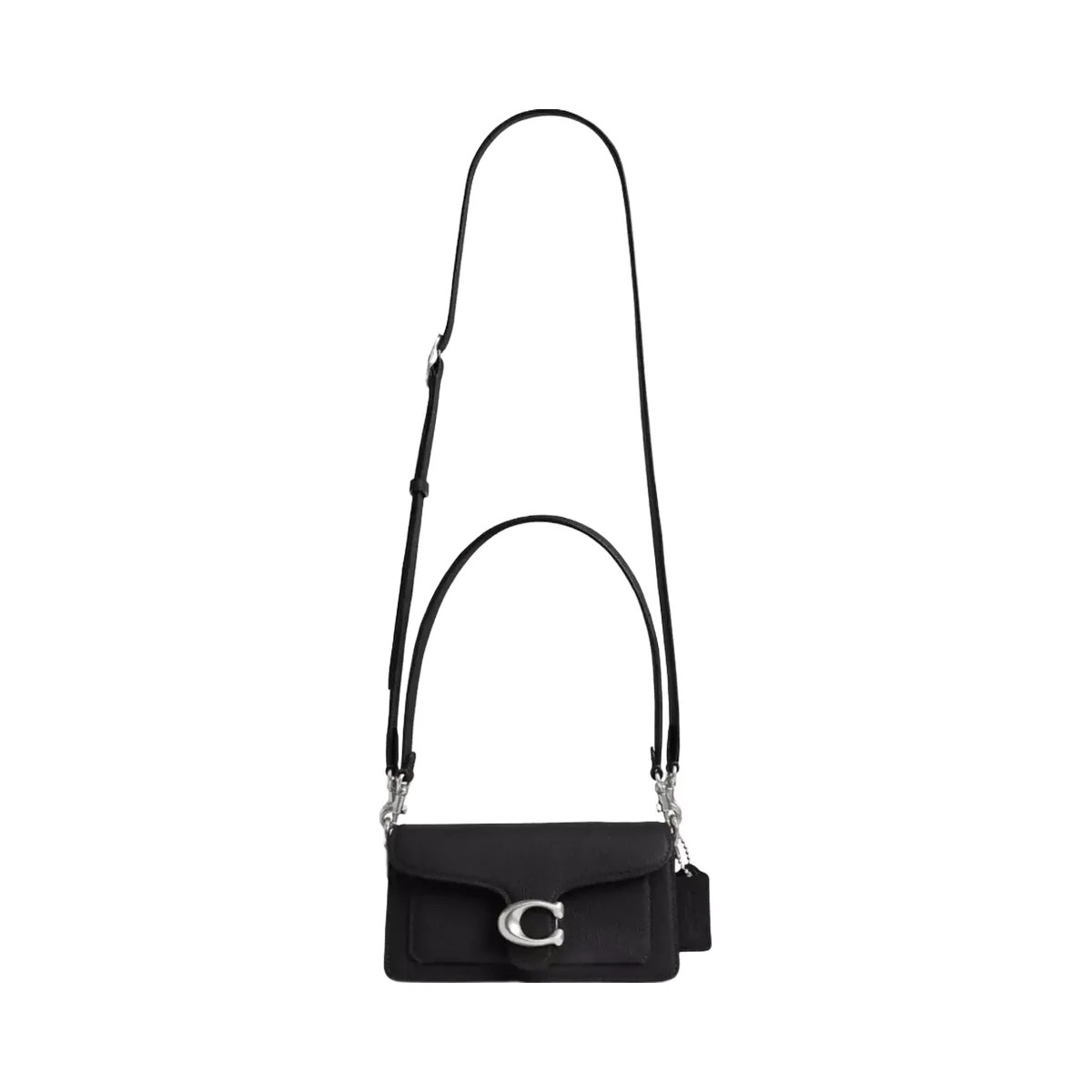Coach Tabby Shoulder Bag 20 in Silver Black - HypeFly India View 5