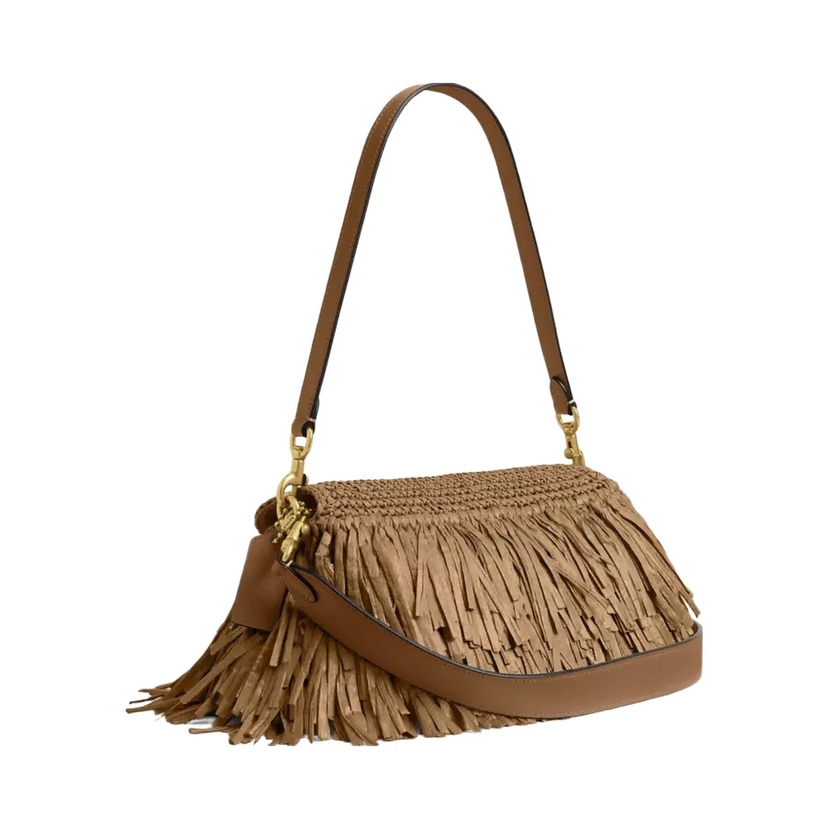 Coach Tabby Shoulder Bag 26 in Brass Natural - HypeFly India View 3