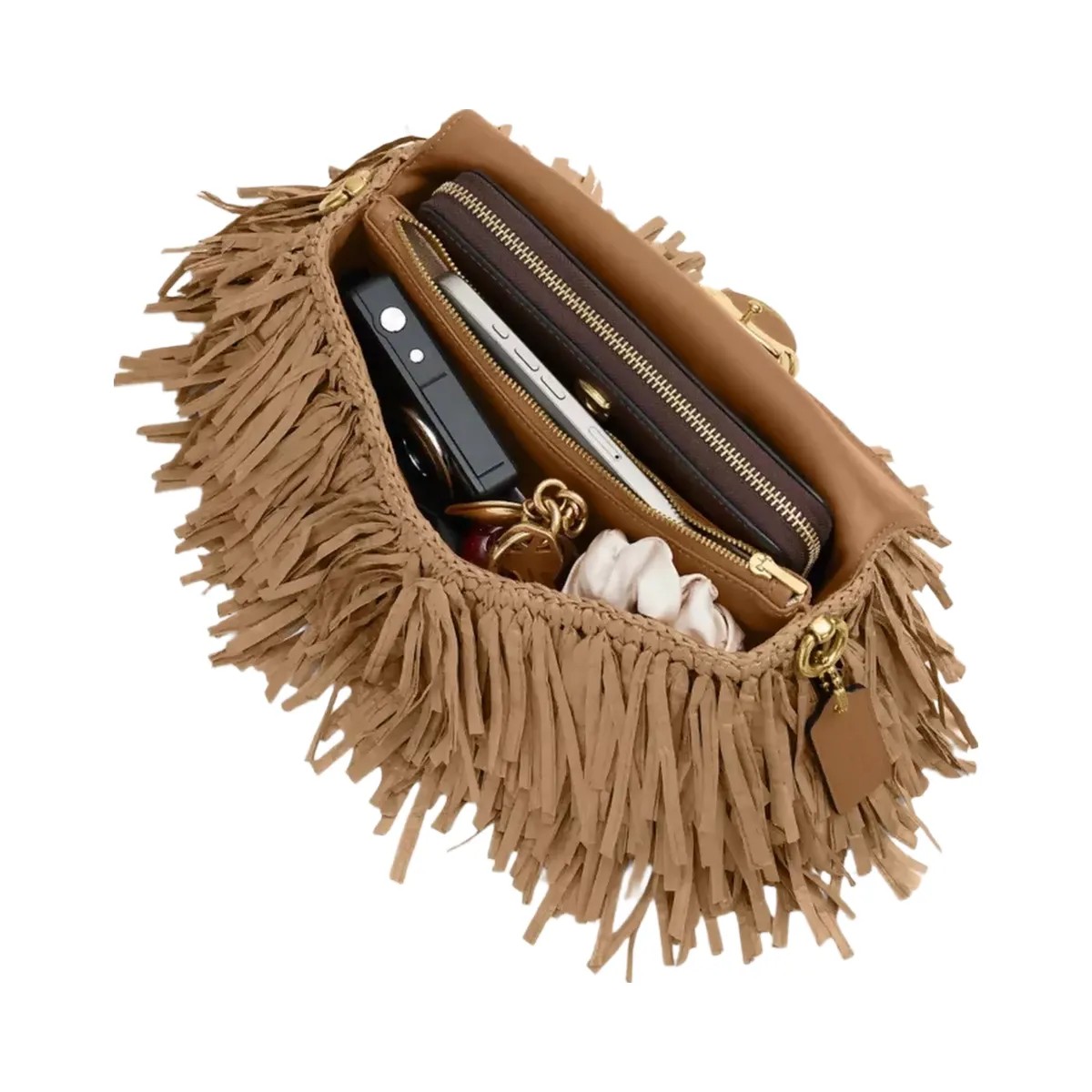 Coach Tabby Shoulder Bag 26 in Brass Natural - HypeFly India View 5
