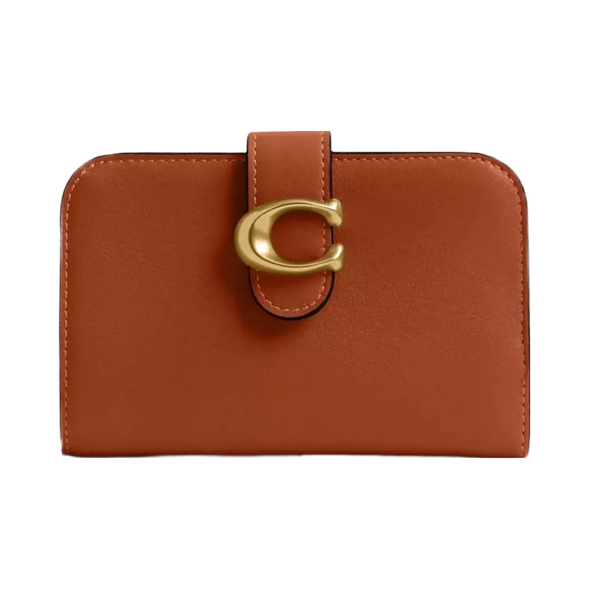 Coach Tabby Wallet in Brass Amber Brown - HypeFly India View 1
