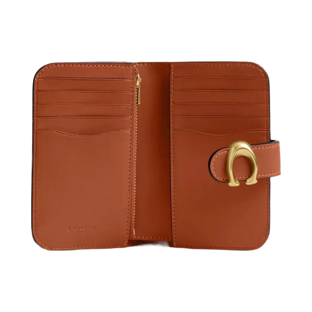 Coach Tabby Wallet in Brass Amber Brown - HypeFly India View 3