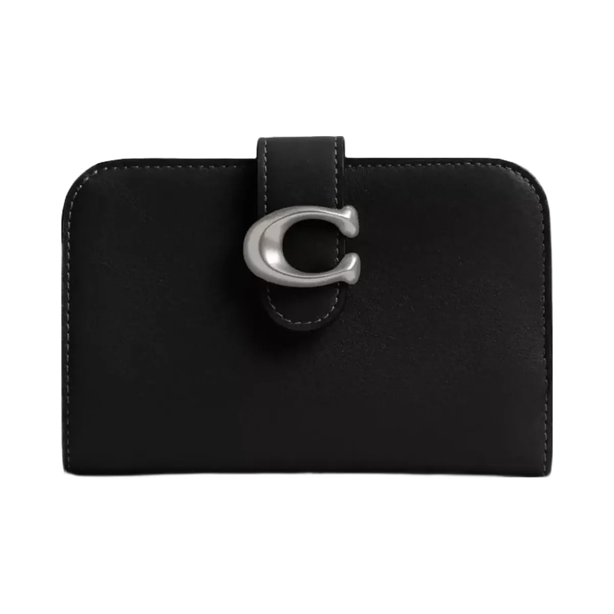 Coach Tabby Wallet in Silver Black - HypeFly India View 1