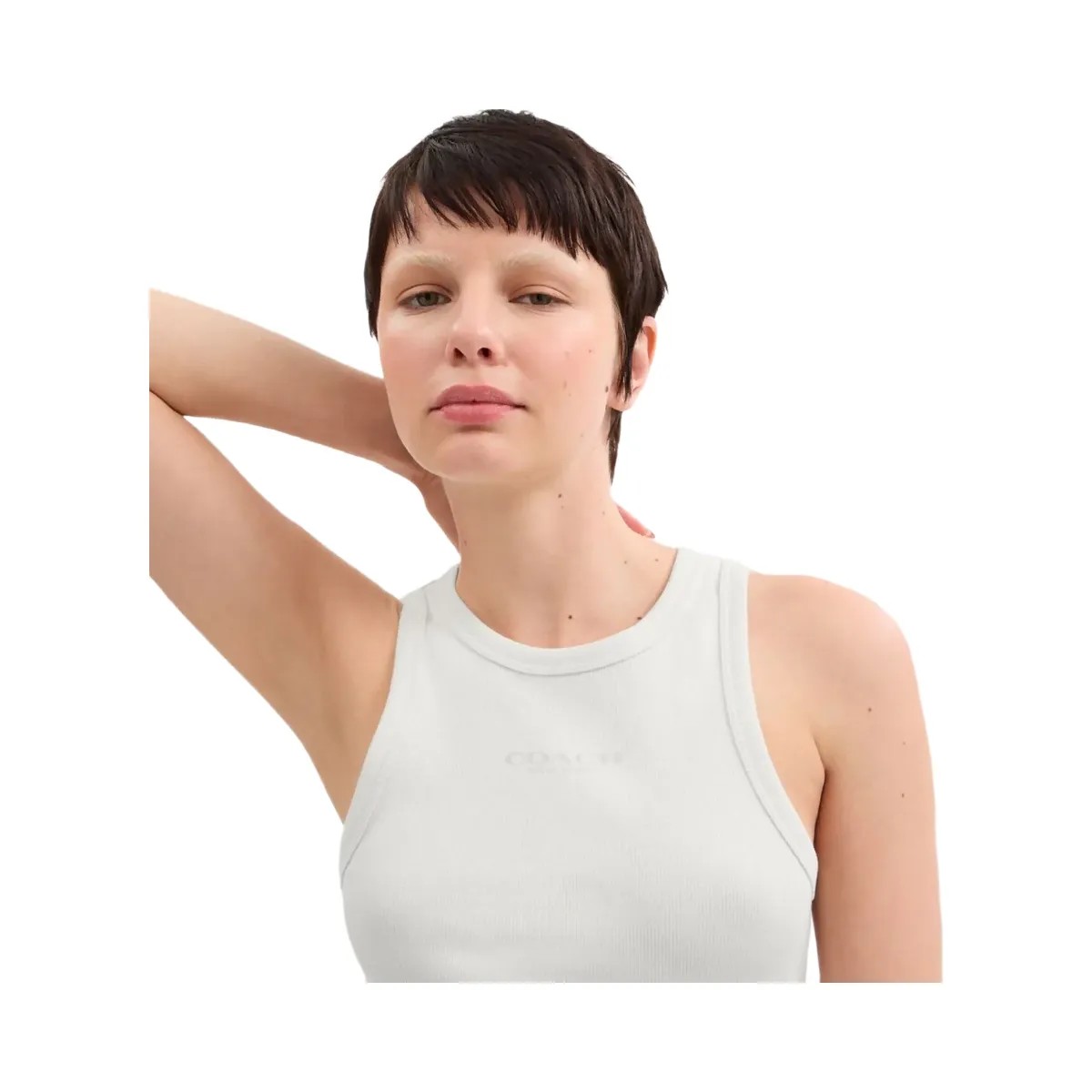 Coach Tank Top White - HypeFly India View 4