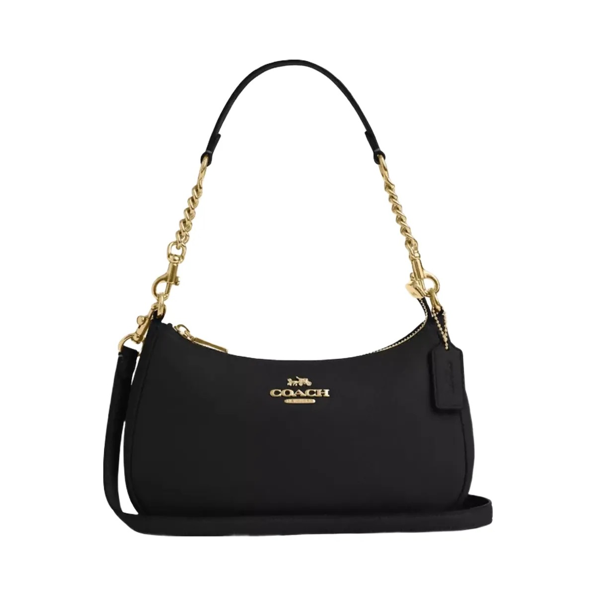 Coach Teri Shoulder Bag in Gold Black - HypeFly India View 1