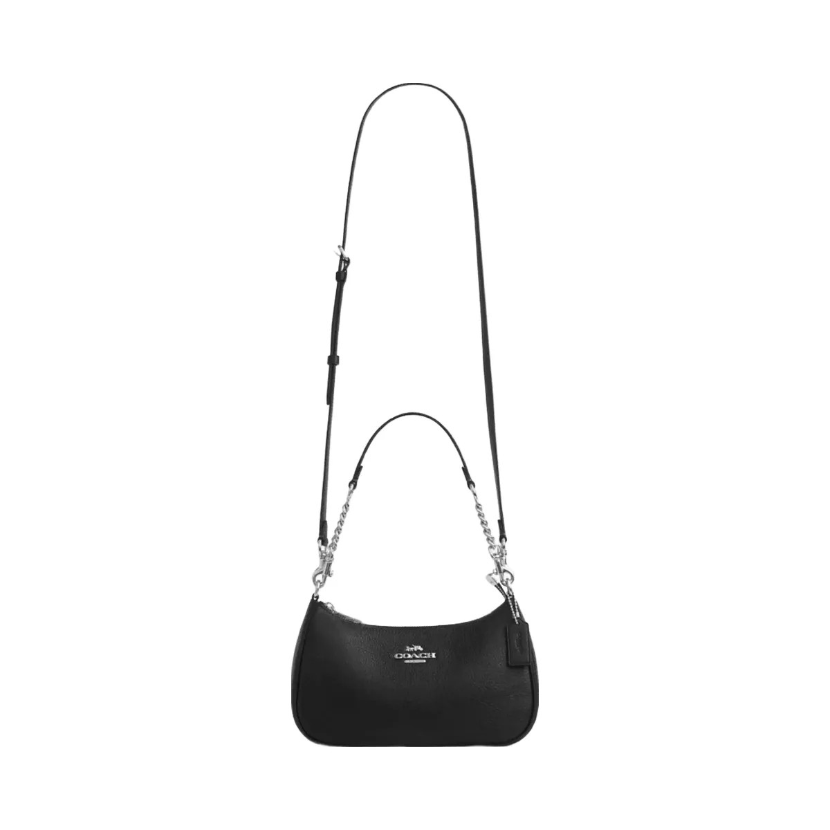 Coach Teri Shoulder Bag in Silver Black - HypeFly India View 6