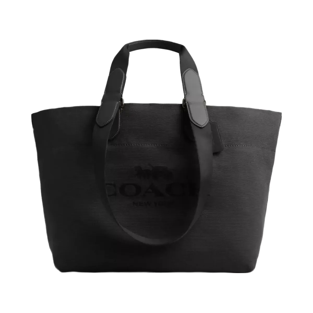 Coach Tour Tote Bag in Gunmetal Black Multi - HypeFly India View 1