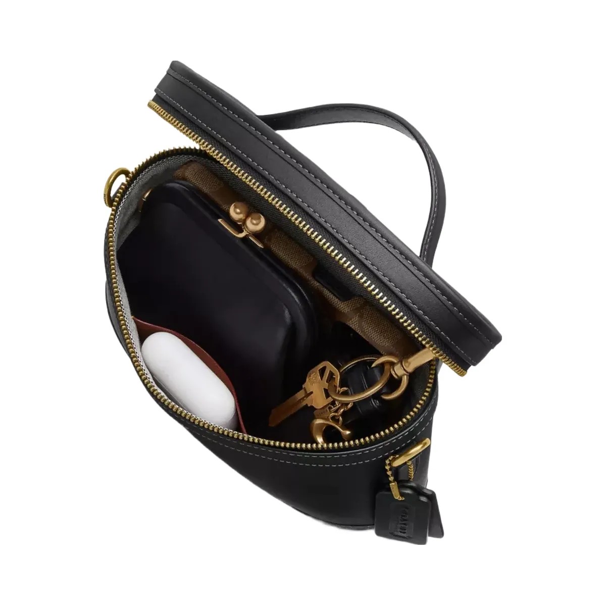 Coach Trail Bag in Brass Black - HypeFly India View 4