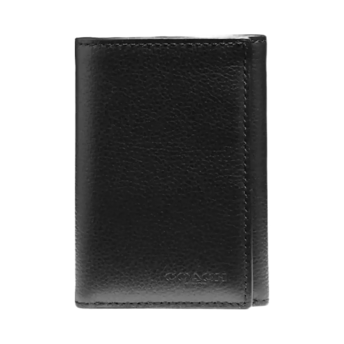 Coach Trifold Wallet in Black - HypeFly India View 1