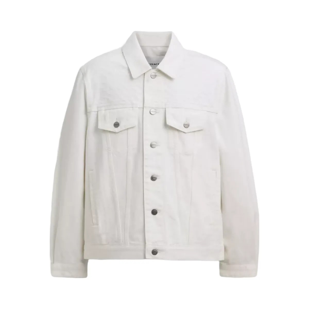 Coach Trucker Jacket in White - HypeFly India View 1