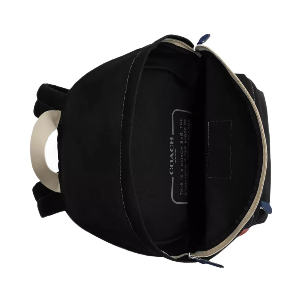 Coach Tyler Backpack in Silver Black Multi - HypeFly India View 4