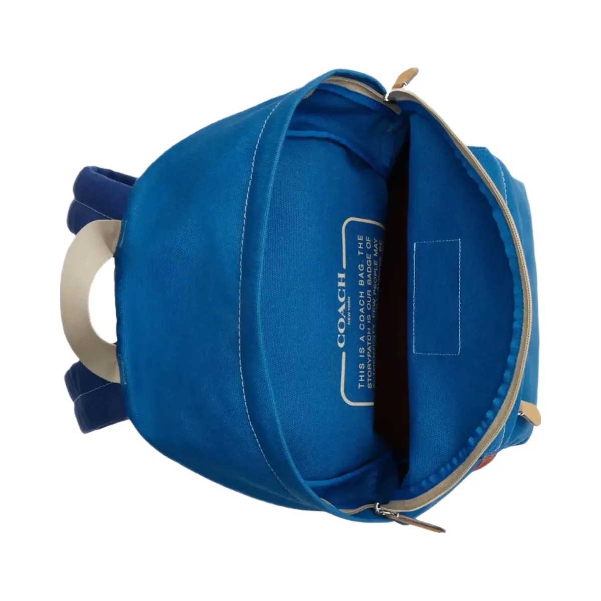 Coach Tyler Backpack in Silver Blue Multi - HypeFly India View 4