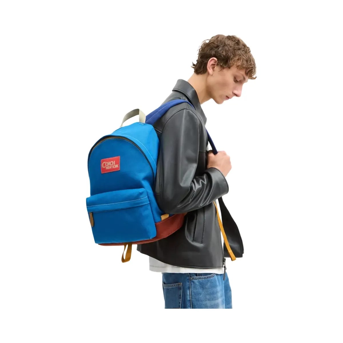 Coach Tyler Backpack in Silver Blue Multi - HypeFly India View 5