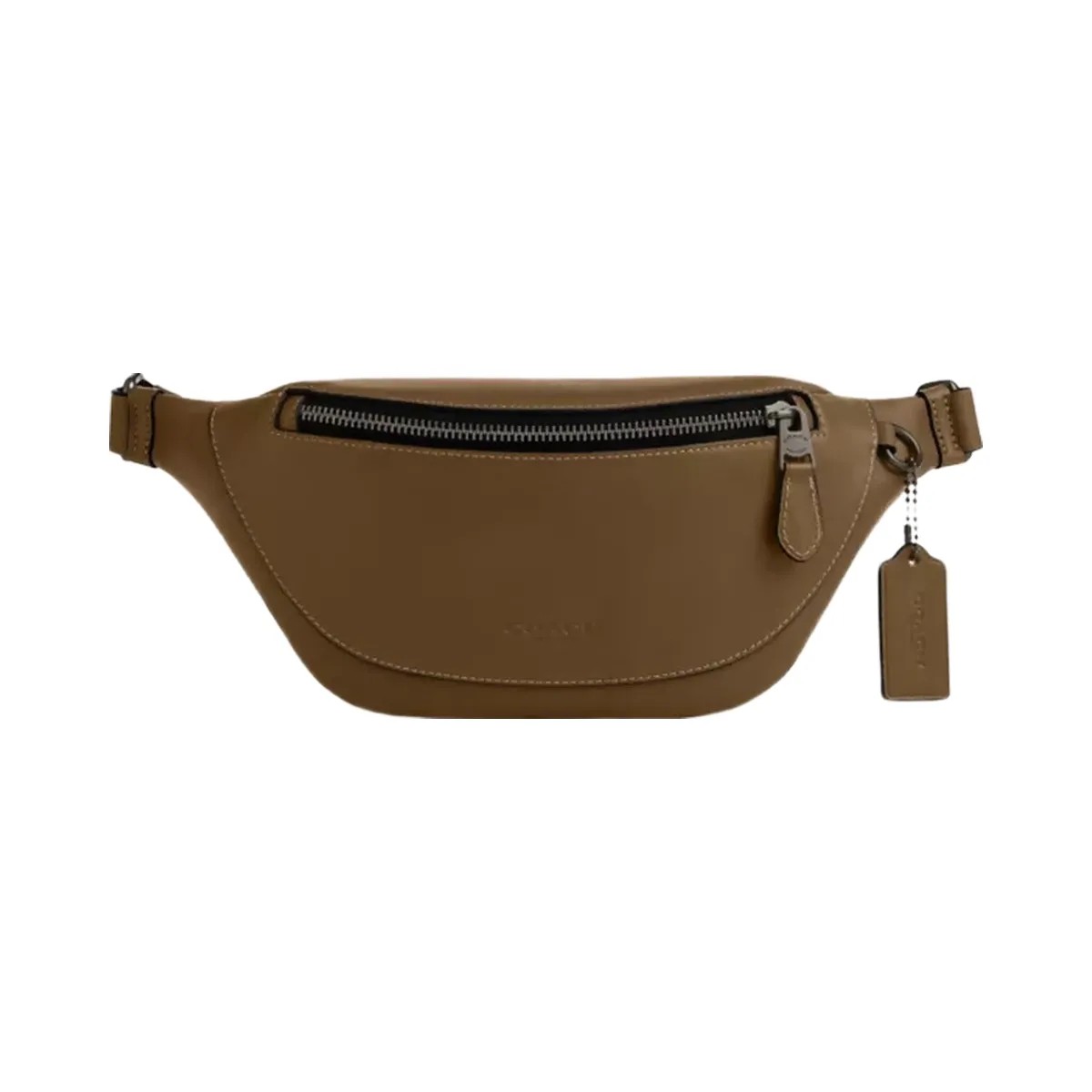 Coach Warren Mini Belt Bag in Gunmetal Green - HypeFly India View 1