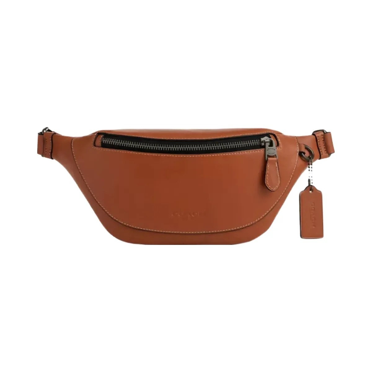 Coach Warren Mini Belt Bag in Gunmetal Tan - HypeFly India View 1