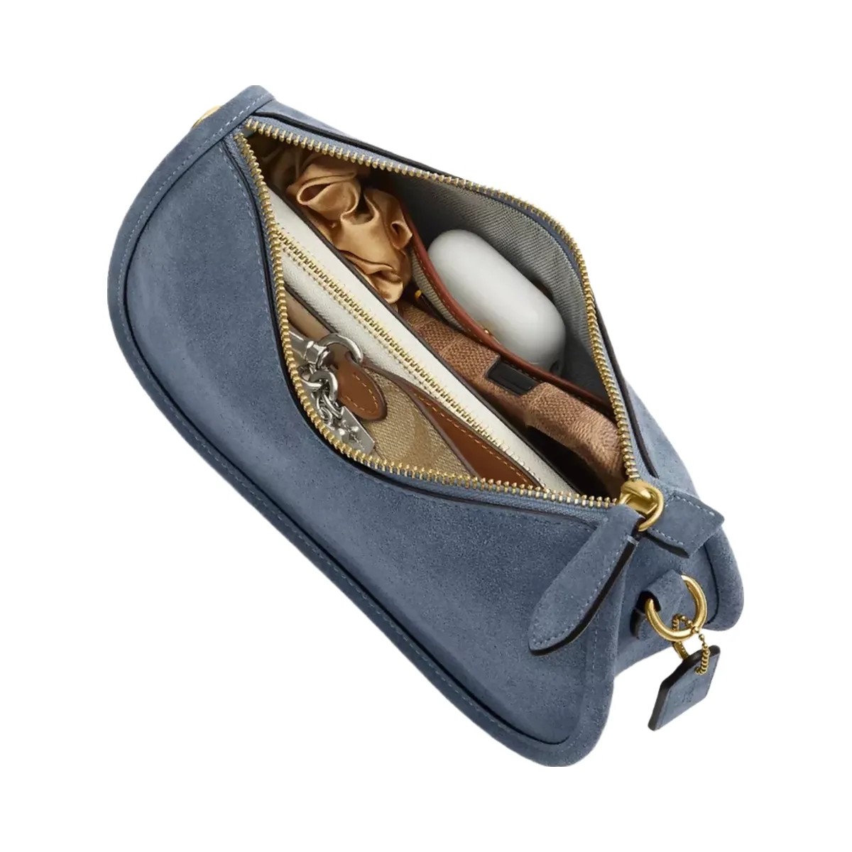 Coach Waverly Bag in Brass Light Denim - HypeFly India View 4