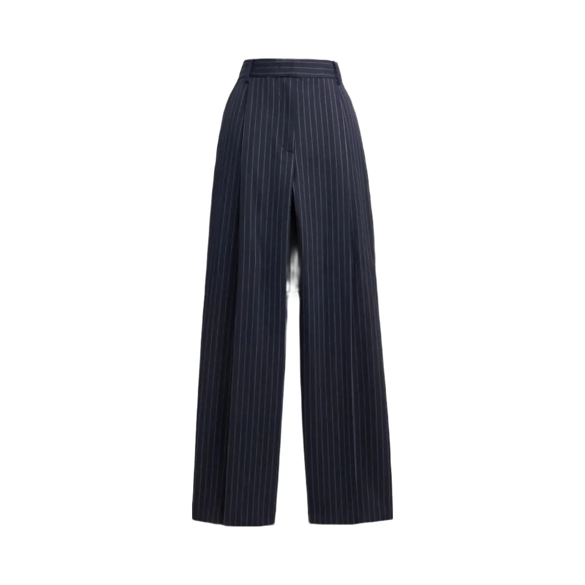 Coach Wide Leg Trousers Navy White - HypeFly India View 1