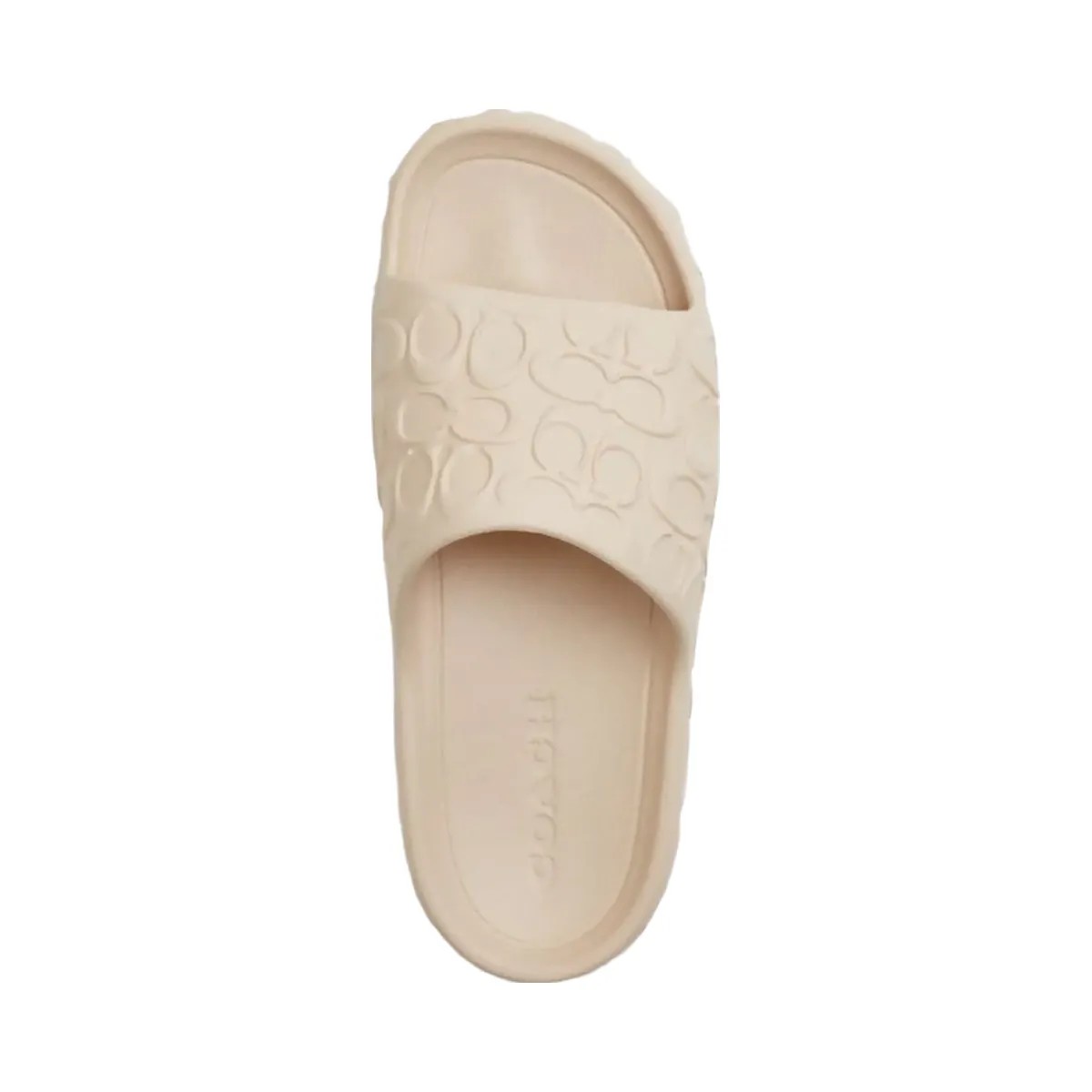 Coach Women's Bay Slide In Signature Ivory - HypeFly India View 3