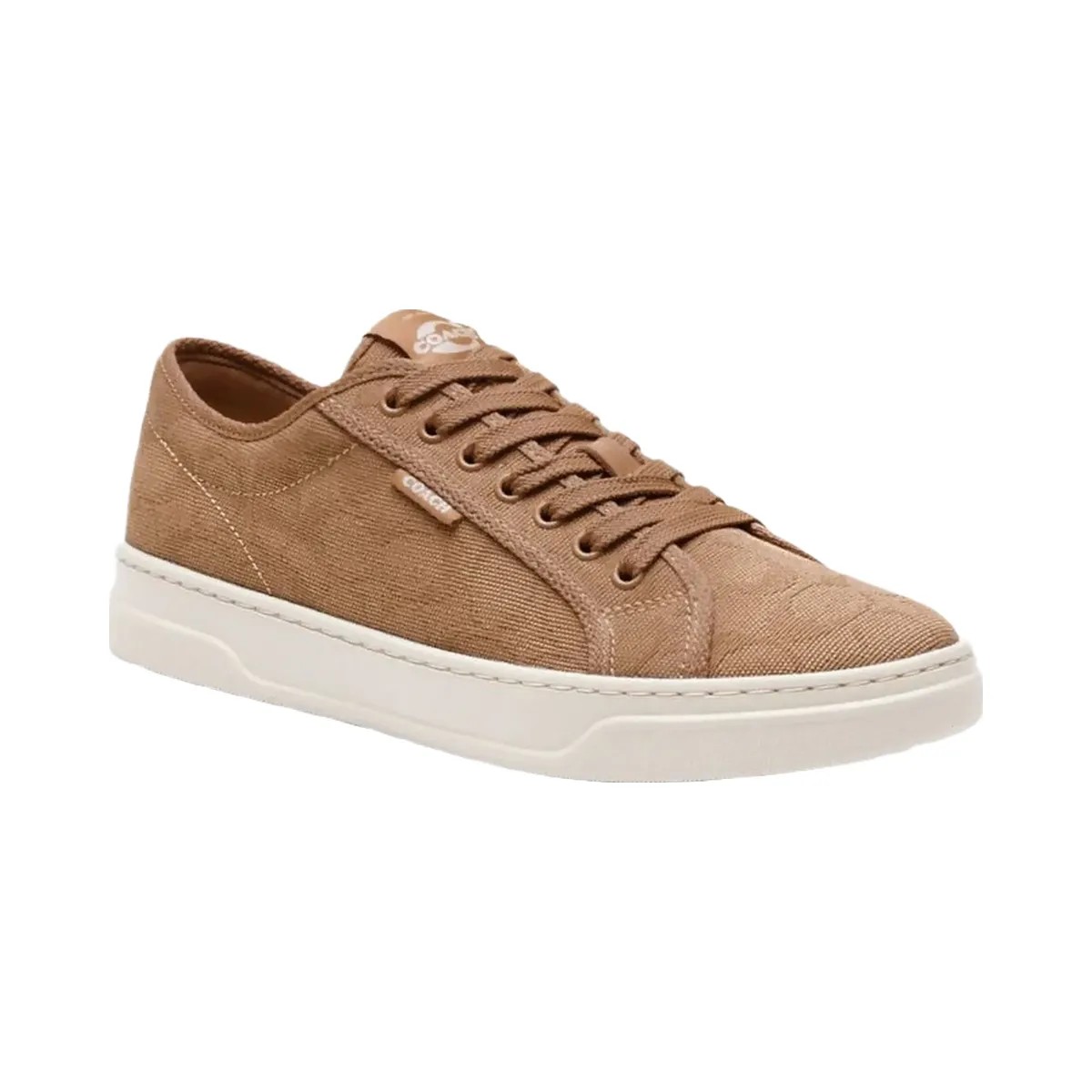 Coach Women's Canvas Sneaker Taupe - HypeFly India View 2