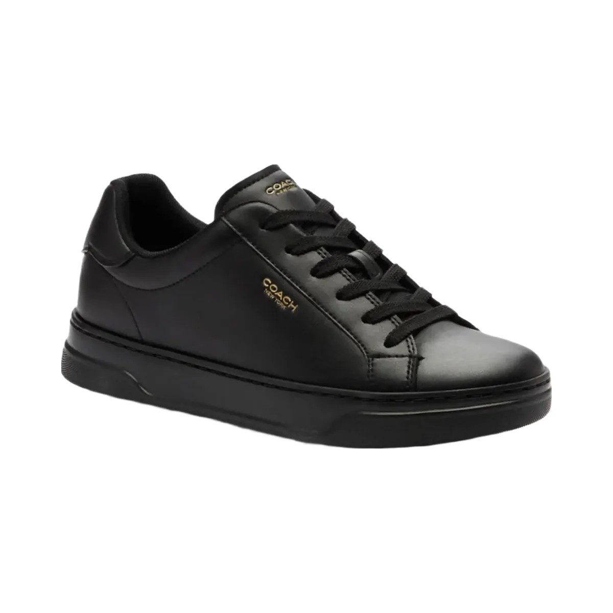 Coach Women's High Line Sneaker Black Black - HypeFly India View 2