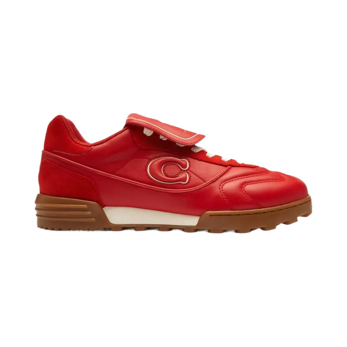 Coach Women's Match Sneaker Sport Red - HypeFly India View 1