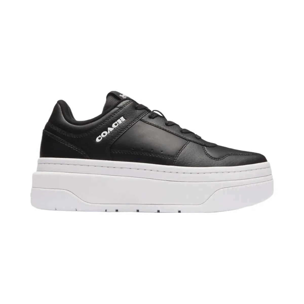 Coach Women's Platform Sneaker Black - HypeFly India View 1