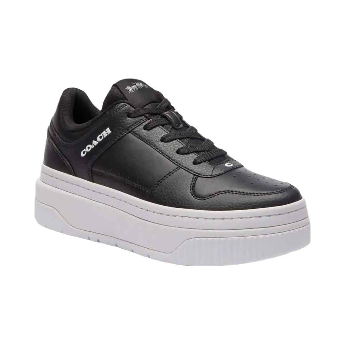 Coach Women's Platform Sneaker Black - HypeFly India View 2