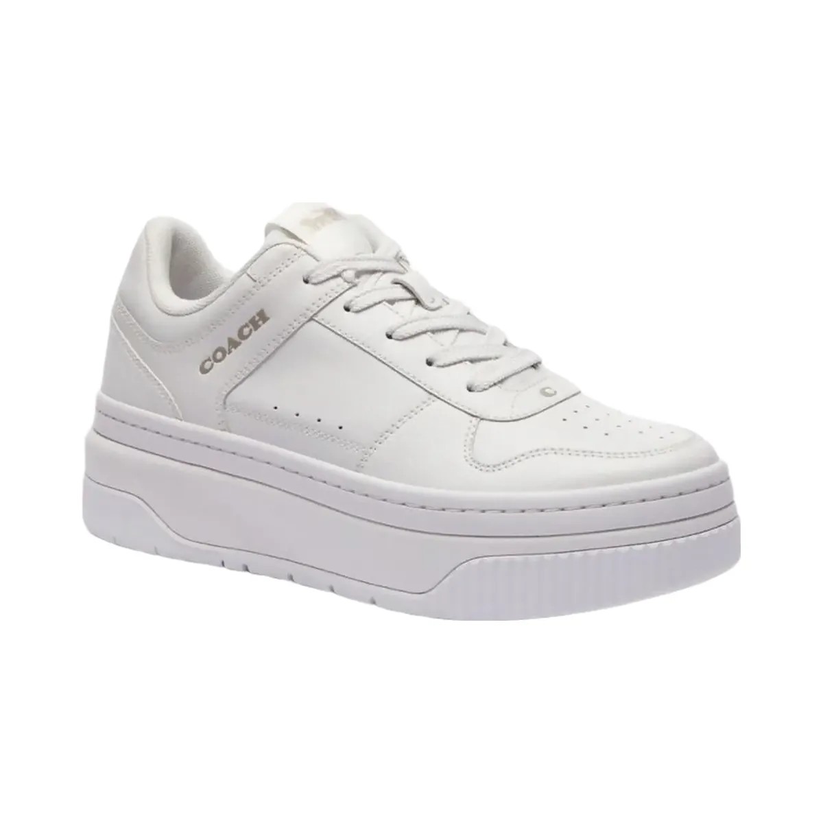 Coach Women's Platform Sneaker Optic White - HypeFly India View 2